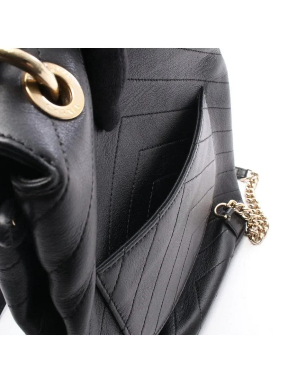 Chanel Backpack Chain Black